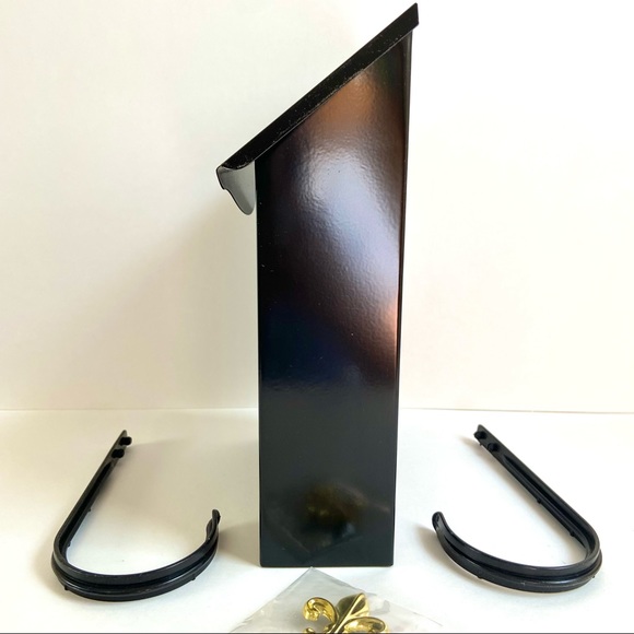 ✨NIB✨Vertical Steel Residential Mailbox in Black Enamel - Picture 5 of 9